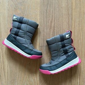 Sorel Quilted Pull-on Winter Boots EUC, Toddler size 9